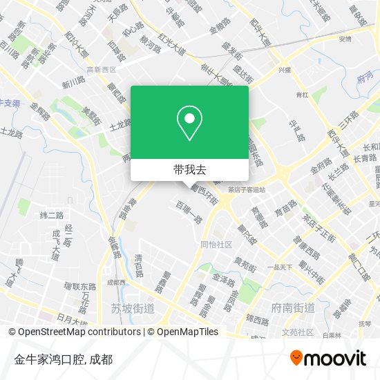 金牛家鸿口腔地图