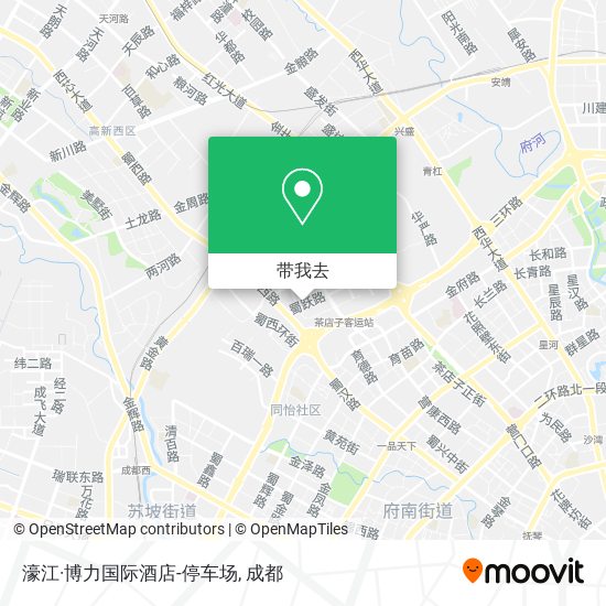 濠江·博力国际酒店-停车场地图