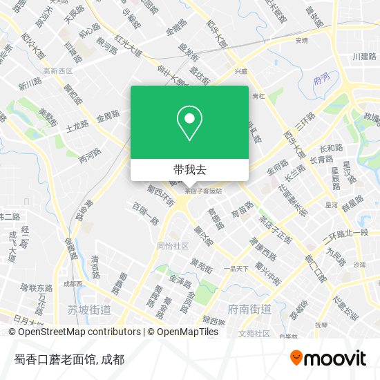蜀香口蘑老面馆地图