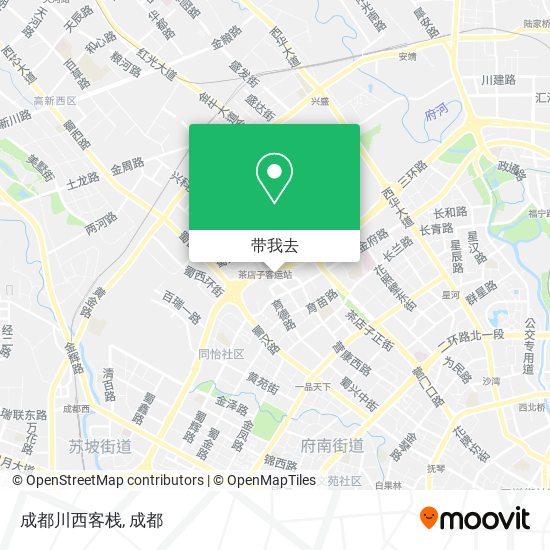 成都川西客栈地图