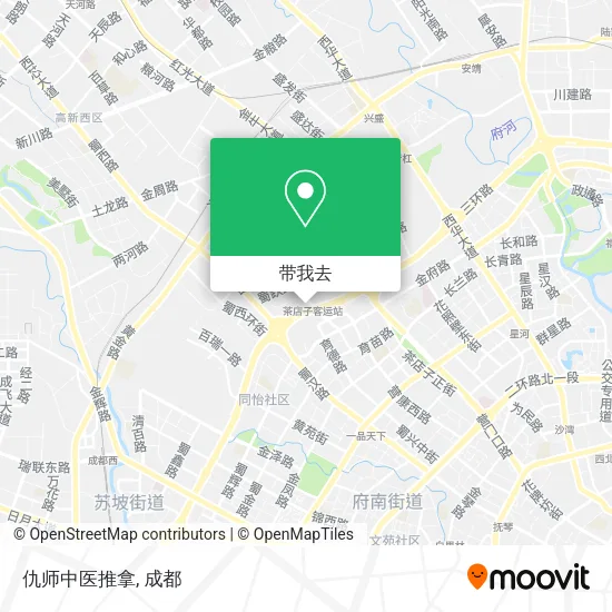 仇师中医推拿地图