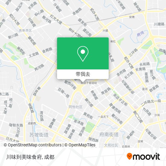 川味到美味食府地图