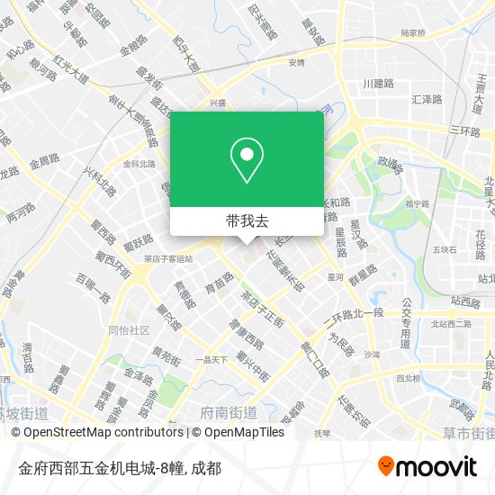 金府西部五金机电城-8幢地图