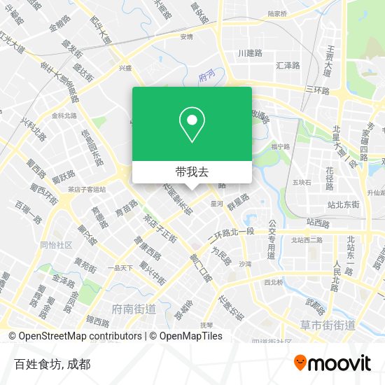 百姓食坊地图