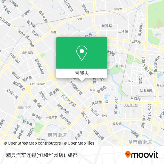 精典汽车连锁(恒和华园店)地图