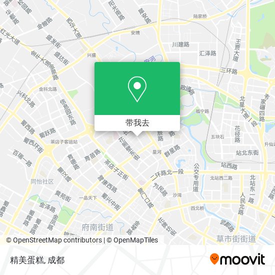 精美蛋糕地图