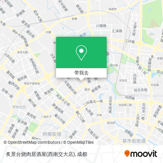 炙景台烧肉居酒屋(西南交大店)地图