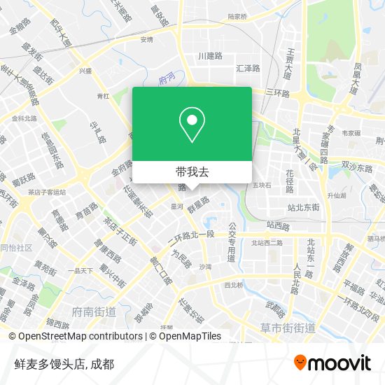 鲜麦多馒头店地图