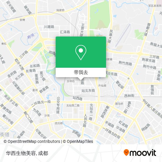 华西生物美容地图