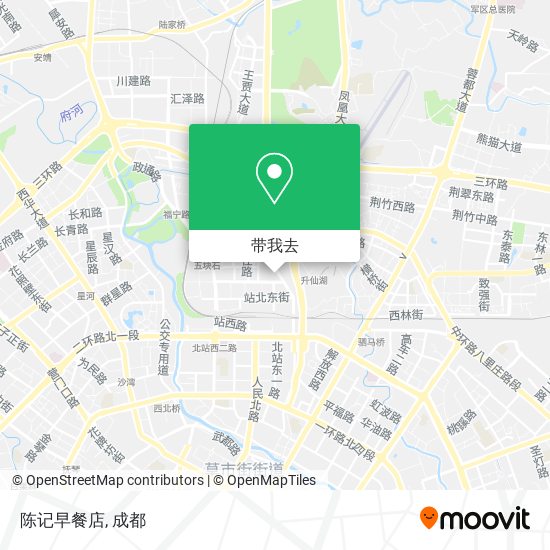 陈记早餐店地图