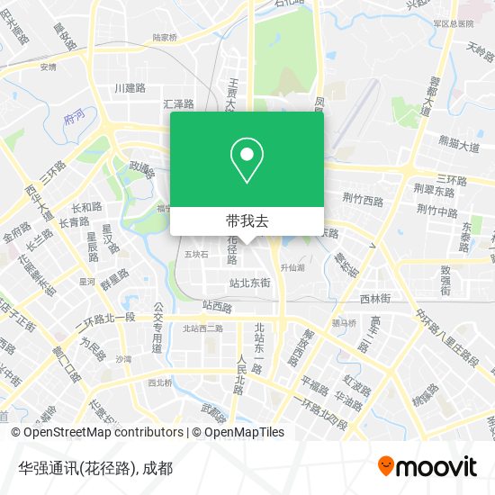 华强通讯(花径路)地图