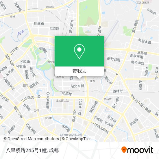 八里桥路245号1幢地图
