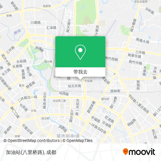 加油站(八里桥路)地图