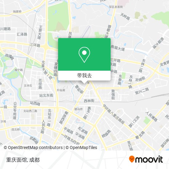 重庆面馆地图