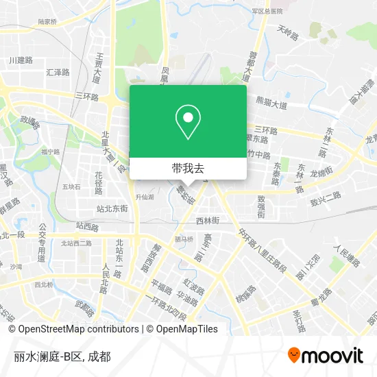 丽水澜庭-B区地图