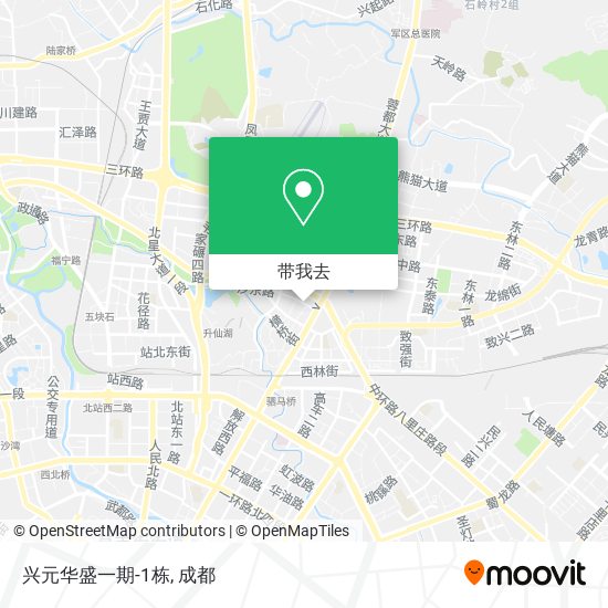 兴元华盛一期-1栋地图