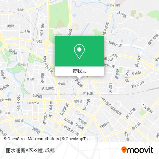 丽水澜庭A区-2幢地图