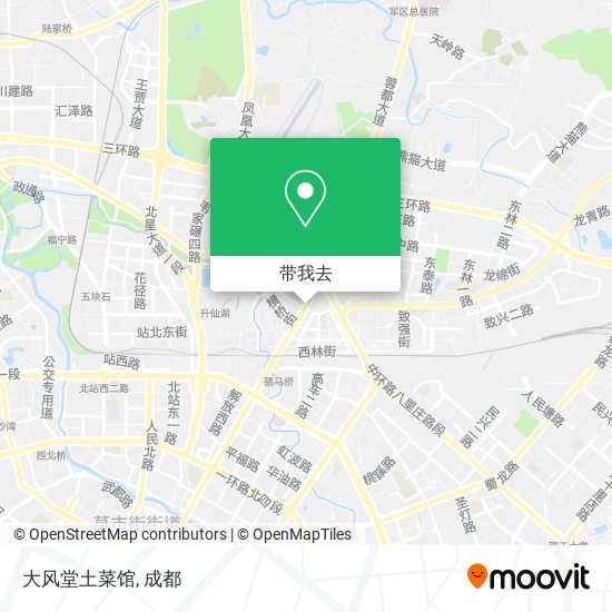 大风堂土菜馆地图