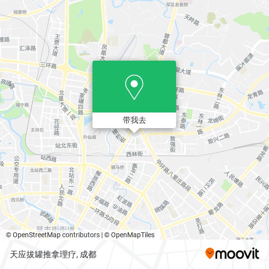 天应拔罐推拿理疗地图