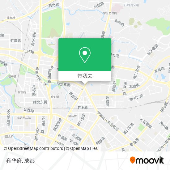 雍华府地图