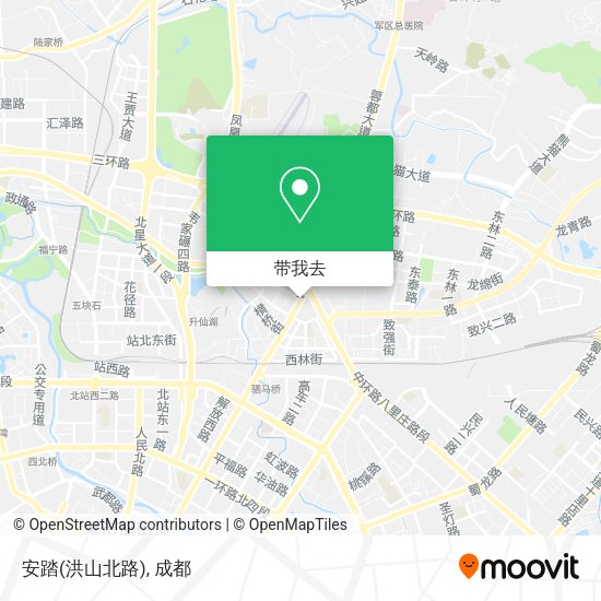 安踏(洪山北路)地图