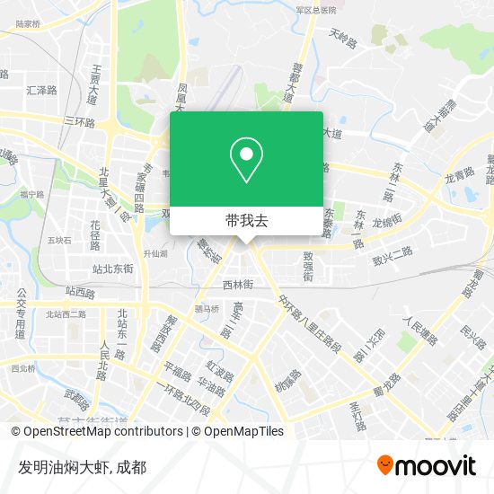 发明油焖大虾地图