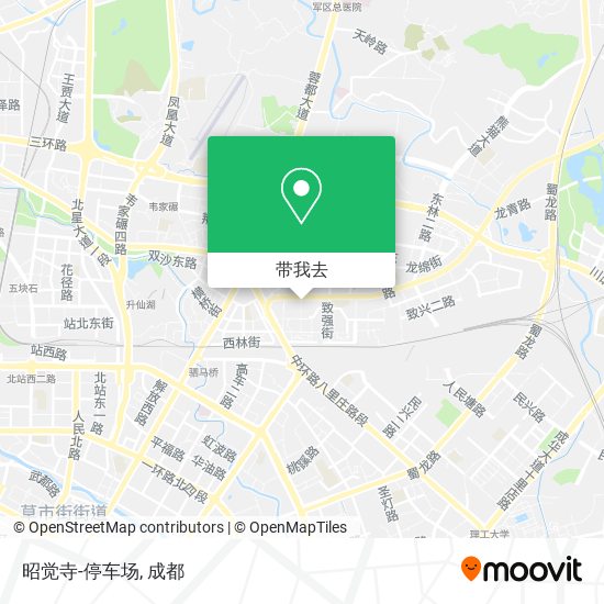 昭觉寺-停车场地图