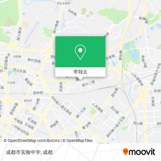 成都市实验中学地图
