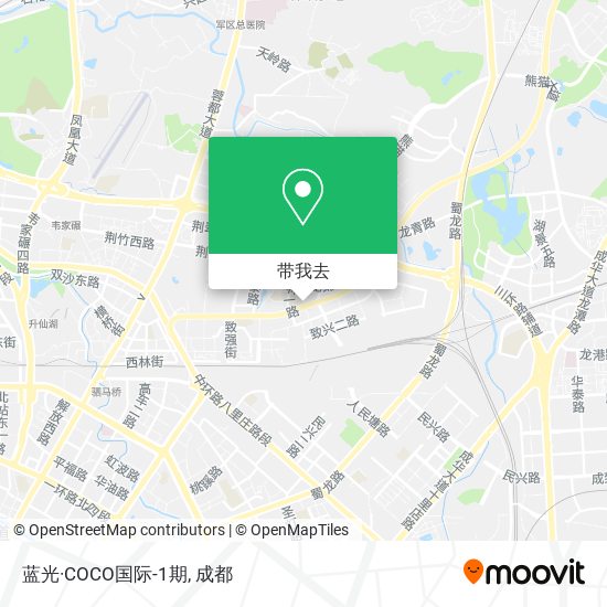 蓝光·COCO国际-1期地图