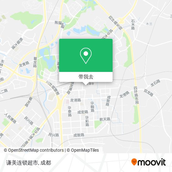 谦美连锁超市地图