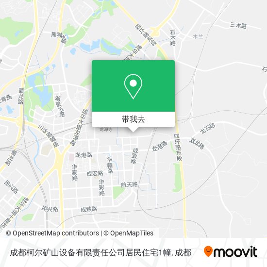 成都柯尔矿山设备有限责任公司居民住宅1幢地图