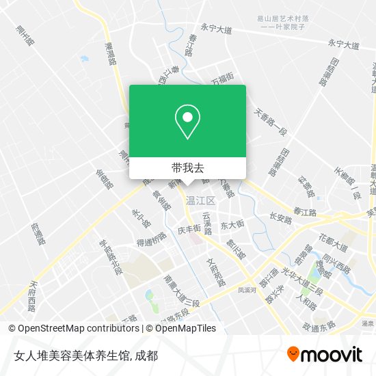 女人堆美容美体养生馆地图