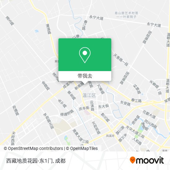西藏地质花园-东1门地图