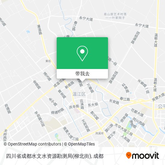 四川省成都水文水资源勘测局(柳北街)地图