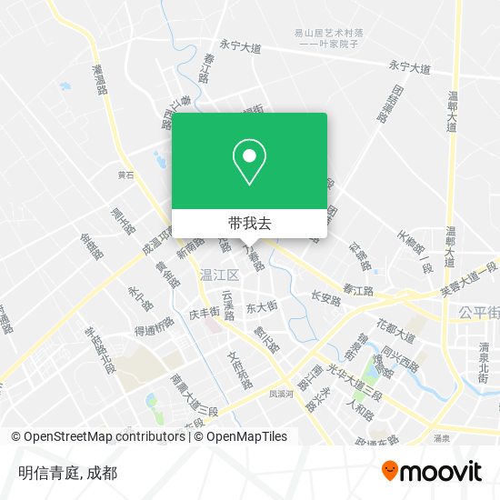 明信青庭地图