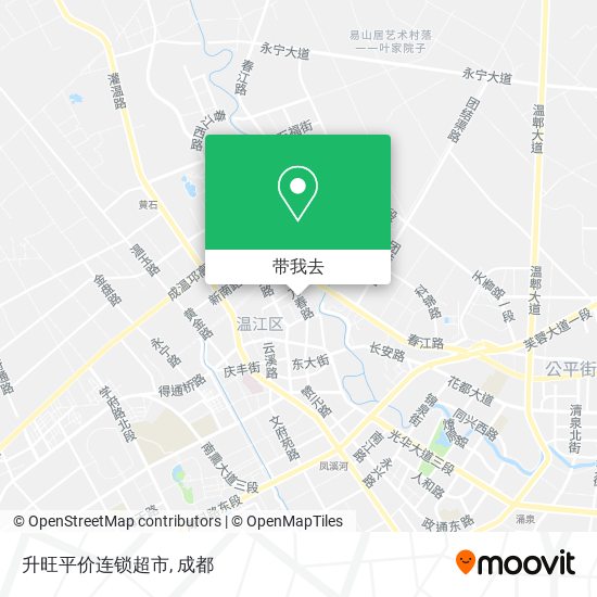 升旺平价连锁超市地图