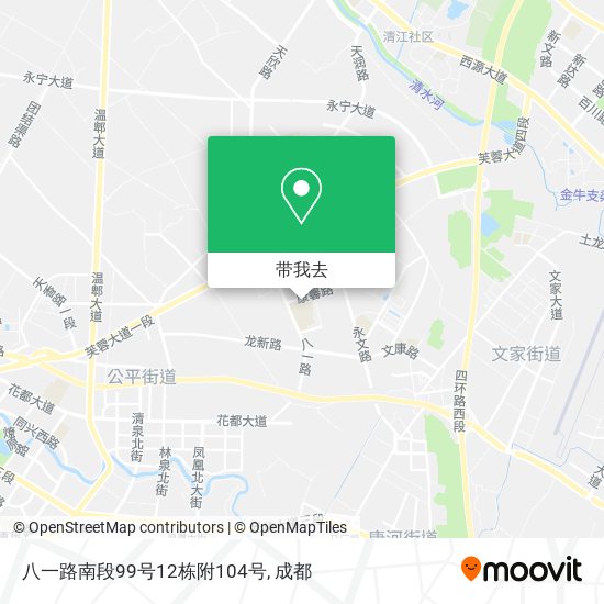 八一路南段99号12栋附104号地图