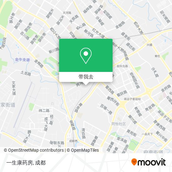 一生康药房地图
