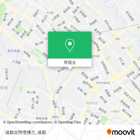 成都吉翔雪佛兰地图