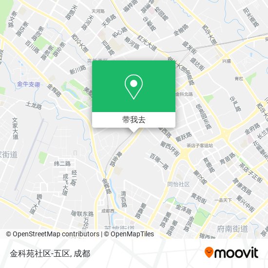 金科苑社区-五区地图