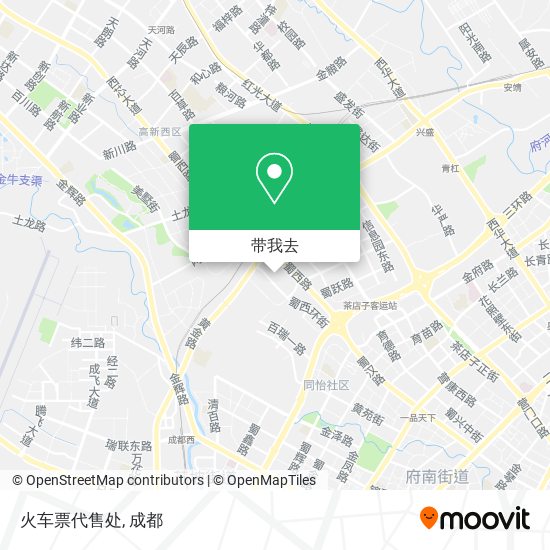 火车票代售处地图