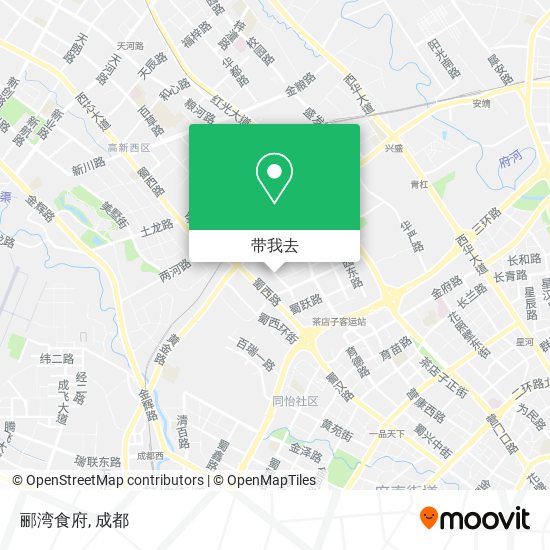 郦湾食府地图