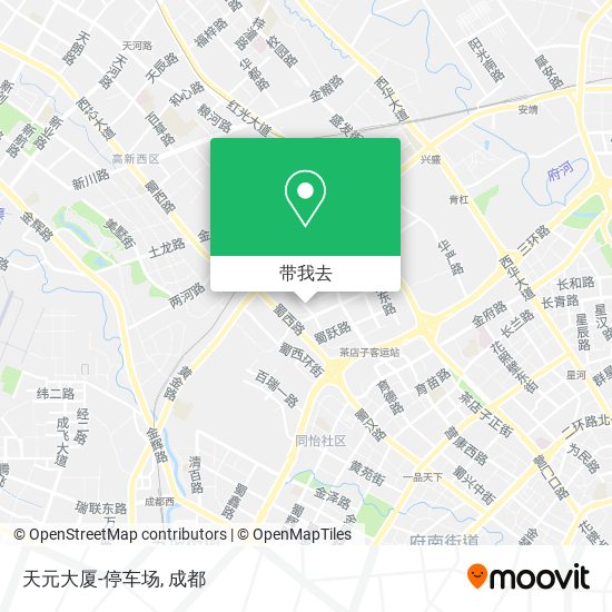 天元大厦-停车场地图