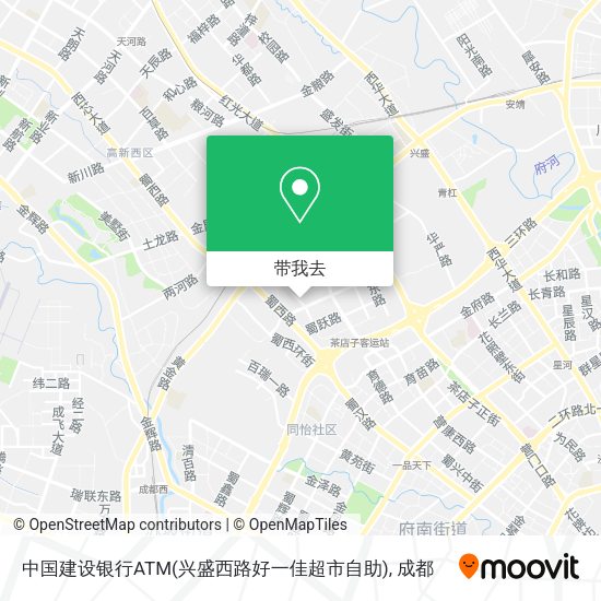 中国建设银行ATM(兴盛西路好一佳超市自助)地图