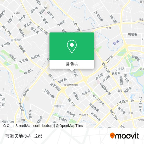 蓝海天地-3栋地图