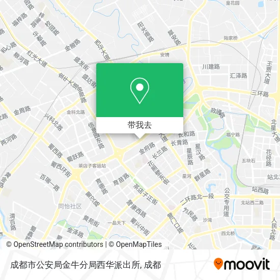 成都市公安局金牛分局西华派出所地图