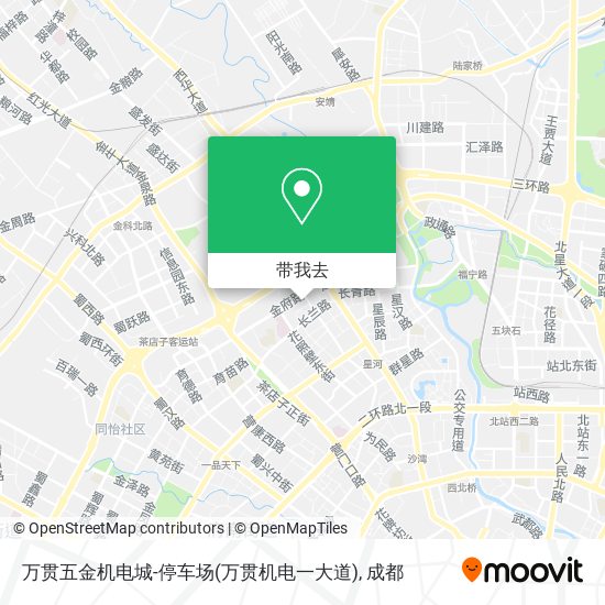 万贯五金机电城-停车场(万贯机电一大道)地图