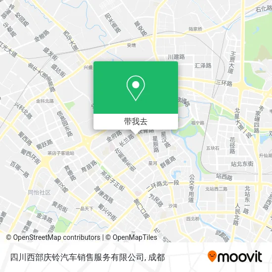 四川西部庆铃汽车销售服务有限公司地图