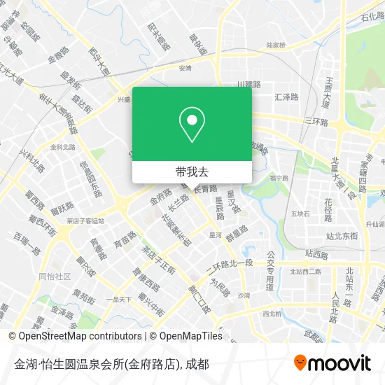 金湖·怡生圆温泉会所(金府路店)地图