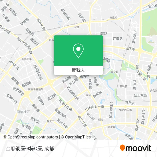 金府银座-8栋C座地图